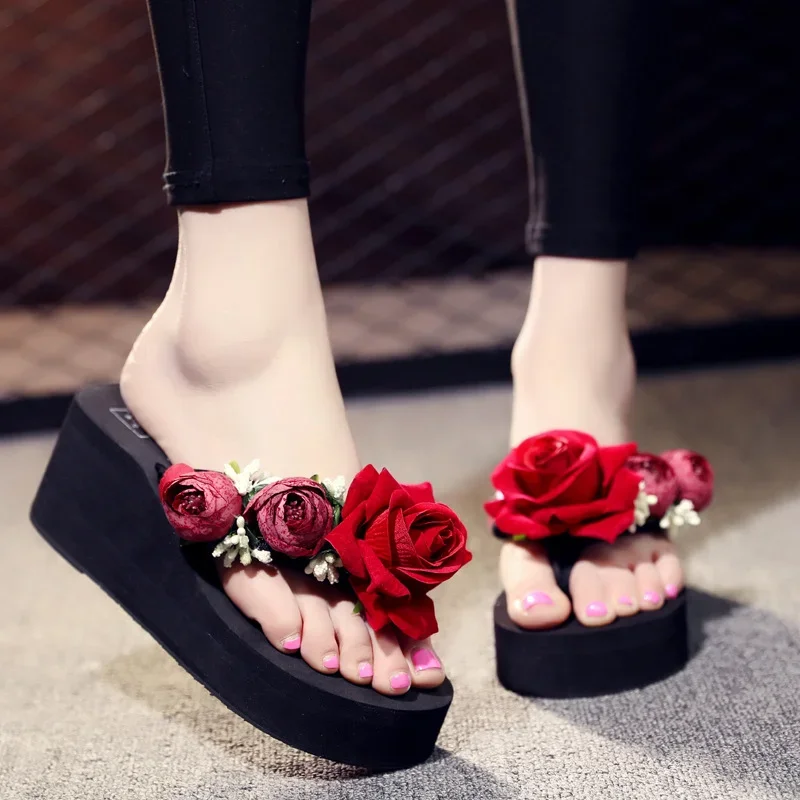 Slippers-Women-Ladies-Summer-Flip-Flops-Open-Toe-Flowers-Bohemian-S-for-Women-Sandals-Beach-Slides